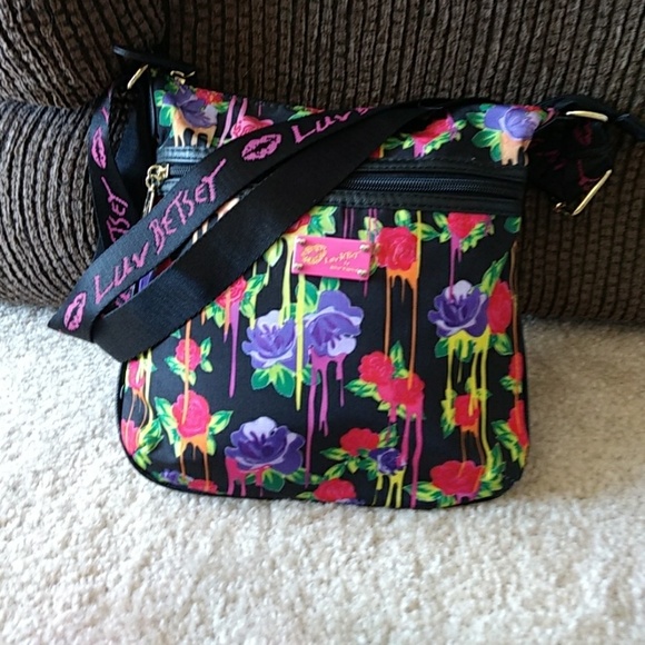 Betsey Johnson Handbags - *** Betsey Johnson colorful flowers crossbody